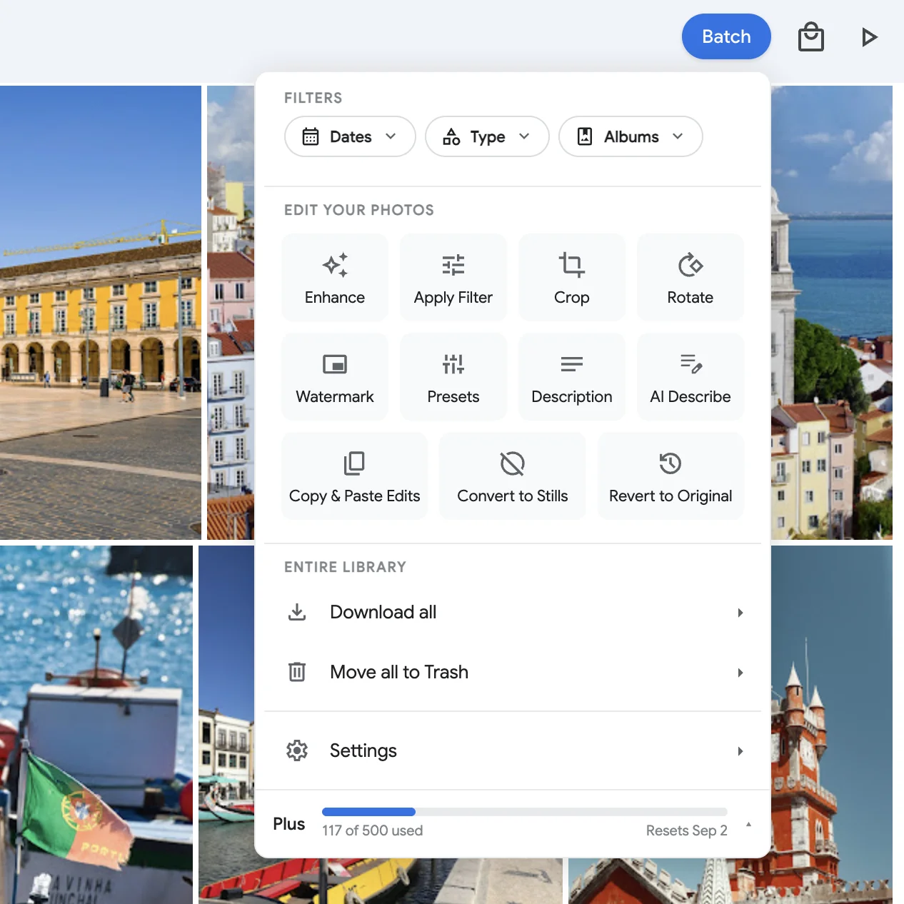Batch for Google Photos demo